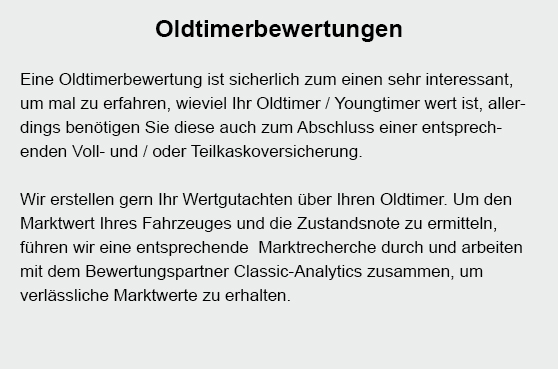 Oldtimer Bewertungen